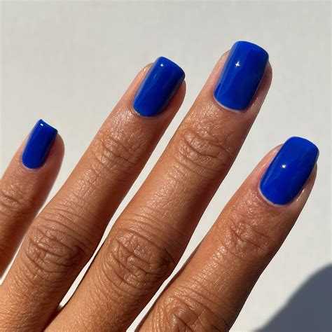 Blue Nail Polish 